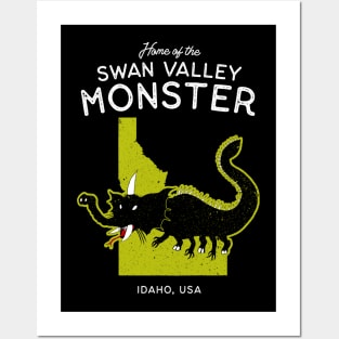 Home of the Swan Valley Monster - Idaho, USA Cryptid Posters and Art